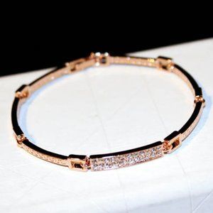 Diamond CZ Gold Bracelet